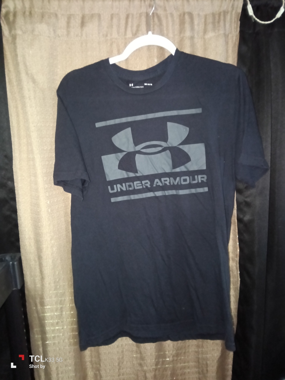 Under Armour Men's Black Short-Sleeve Logo T-Shirt